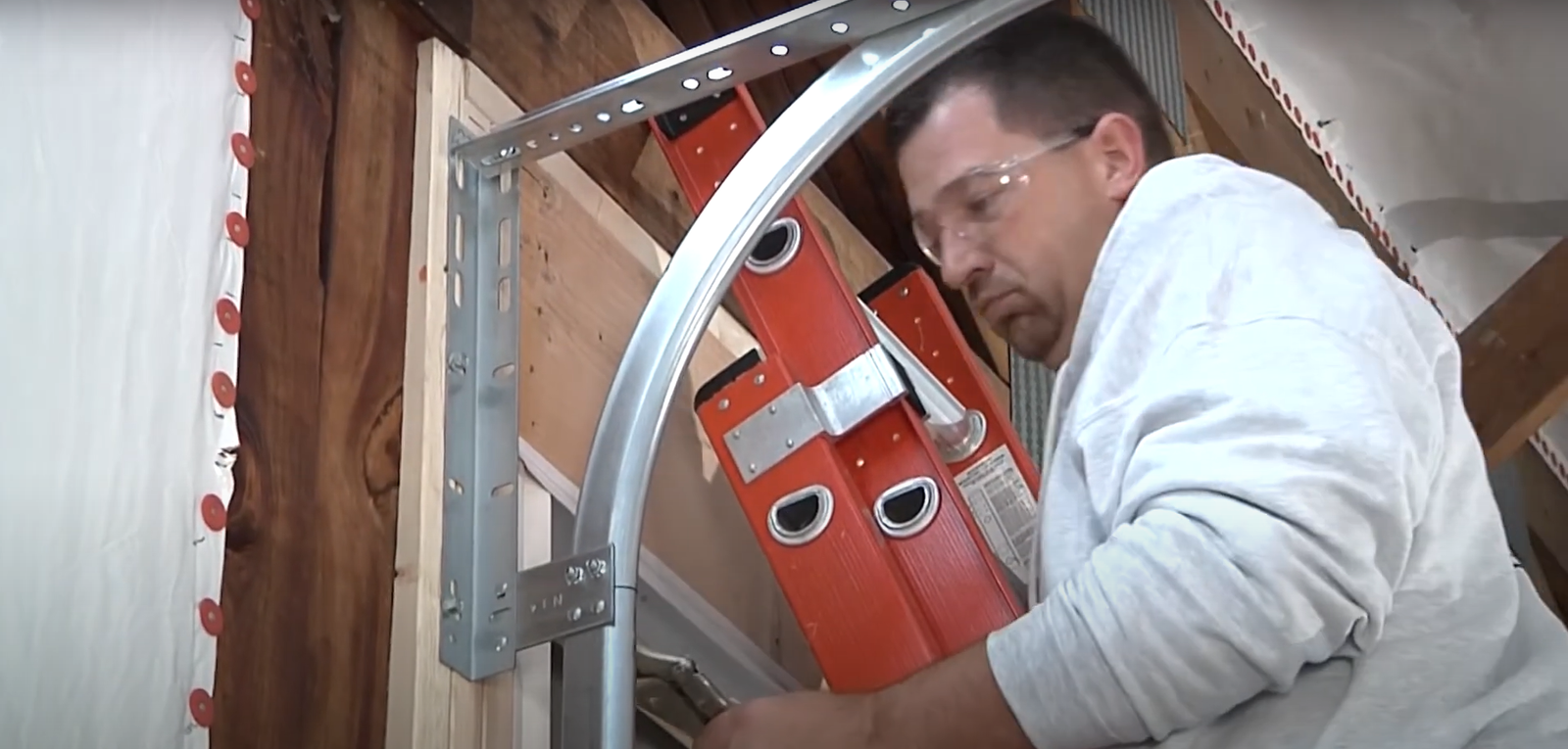 garage door track repair